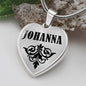 Johanna v01 - Heart Pendant Luxury Necklace