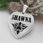 Shawna v01 - Heart Pendant Luxury Necklace