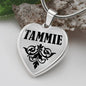 Tammie v01 - Heart Pendant Luxury Necklace