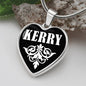 Kerry v03 - Heart Pendant Luxury Necklace