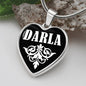 Darla v03 - Heart Pendant Luxury Necklace