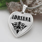 Adriana v01 - Heart Pendant Luxury Necklace
