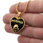 Mama, Est. 2024 v2 - 18k Gold Finished Heart Pendant Luxury Necklace
