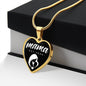 Mama, Est. 2024 v3 - 18k Gold Finished Heart Pendant Luxury Necklace