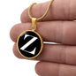 Initial Z v3a - 18k Gold Finished Luxury Necklace