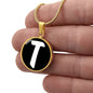 Initial T v3b - 18k Gold Finished Luxury Necklace