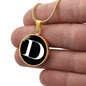 Initial D v3a - 18k Gold Finished Luxury Necklace