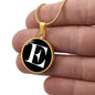 Initial E v3a - 18k Gold Finished Luxury Necklace