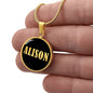 Alison v02 - 18k Gold Finished Luxury Necklace
