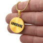 Adrienne v01 - 18k Gold Finished Luxury Necklace