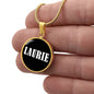 Laurie v01w - 18k Gold Finished Luxury Necklace