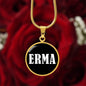 Erma v03 - 18k Gold Finished Luxury Necklace