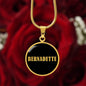 Bernadette v02 - 18k Gold Finished Luxury Necklace