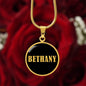 Bethany v02 - 18k Gold Finished Luxury Necklace