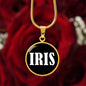Iris v03 - 18k Gold Finished Luxury Necklace