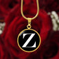 Initial Z v3a - 18k Gold Finished Luxury Necklace