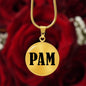 Pam v01 - 18k Gold Finished Luxury Necklace