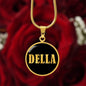 Della v02 - 18k Gold Finished Luxury Necklace