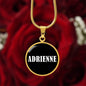 Adrienne v03 - 18k Gold Finished Luxury Necklace