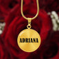 Adriana v01 - 18k Gold Finished Luxury Necklace