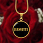 Jeannette v02 - 18k Gold Finished Luxury Necklace