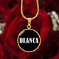 Blanca v03 - 18k Gold Finished Luxury Necklace