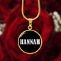 Hannah v03 - 18k Gold Finished Luxury Necklace