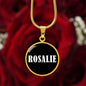 Rosalie v03 - 18k Gold Finished Luxury Necklace