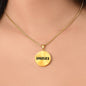 Angelica v01 - 18k Gold Finished Luxury Necklace