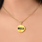Della v01 - 18k Gold Finished Luxury Necklace