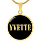 Yvette v02 - 18k Gold Finished Luxury Necklace