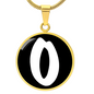 Initial O v3b - 18k Gold Finished Luxury Necklace