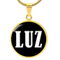 Luz v03 - 18k Gold Finished Luxury Necklace