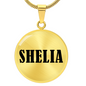 Shelia v01 - 18k Gold Finished Luxury Necklace