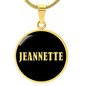 Jeannette v02 - 18k Gold Finished Luxury Necklace