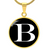 Initial B v3a - 18k Gold Finished Luxury Necklace