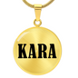 Kara v01 - 18k Gold Finished Luxury Necklace