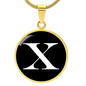 Initial X v3a - 18k Gold Finished Luxury Necklace