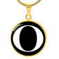 Initial O v3a - 18k Gold Finished Luxury Necklace