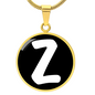 Initial Z v3b - 18k Gold Finished Luxury Necklace