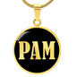 Pam v02 - 18k Gold Finished Luxury Necklace