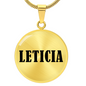 Leticia v01 - 18k Gold Finished Luxury Necklace