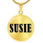 Susie v01 - 18k Gold Finished Luxury Necklace