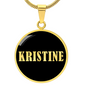 Kristine v02 - 18k Gold Finished Luxury Necklace