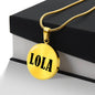 Lola v01 - 18k Gold Finished Luxury Necklace