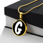 Initial G v3b - 18k Gold Finished Luxury Necklace