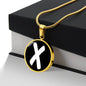 Initial X v3b - 18k Gold Finished Luxury Necklace