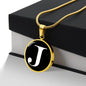 Initial J v3a - 18k Gold Finished Luxury Necklace