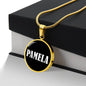 Pamela v01w - 18k Gold Finished Luxury Necklace