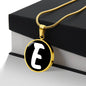 Initial E v3b - 18k Gold Finished Luxury Necklace